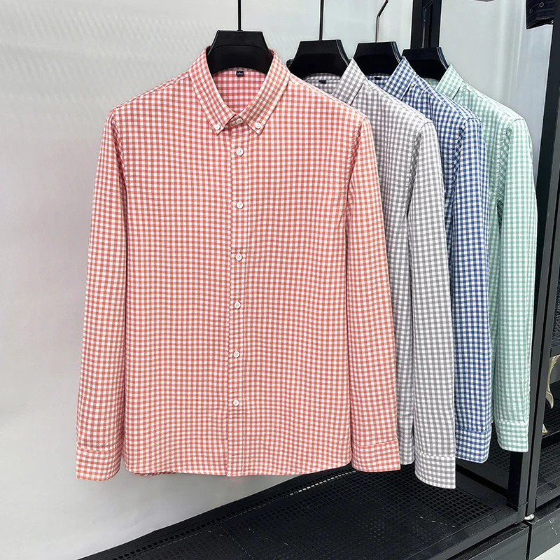 Summer New Men's Plaid Long-Sleeved Cardigan Lapel Breathable and Comfortable Shirt/P-Nnj3070
Summer New Men's Plaid Long-Sleeved Cardigan Lapel Breathable and Comfortable Shirt/P-Nnj3070