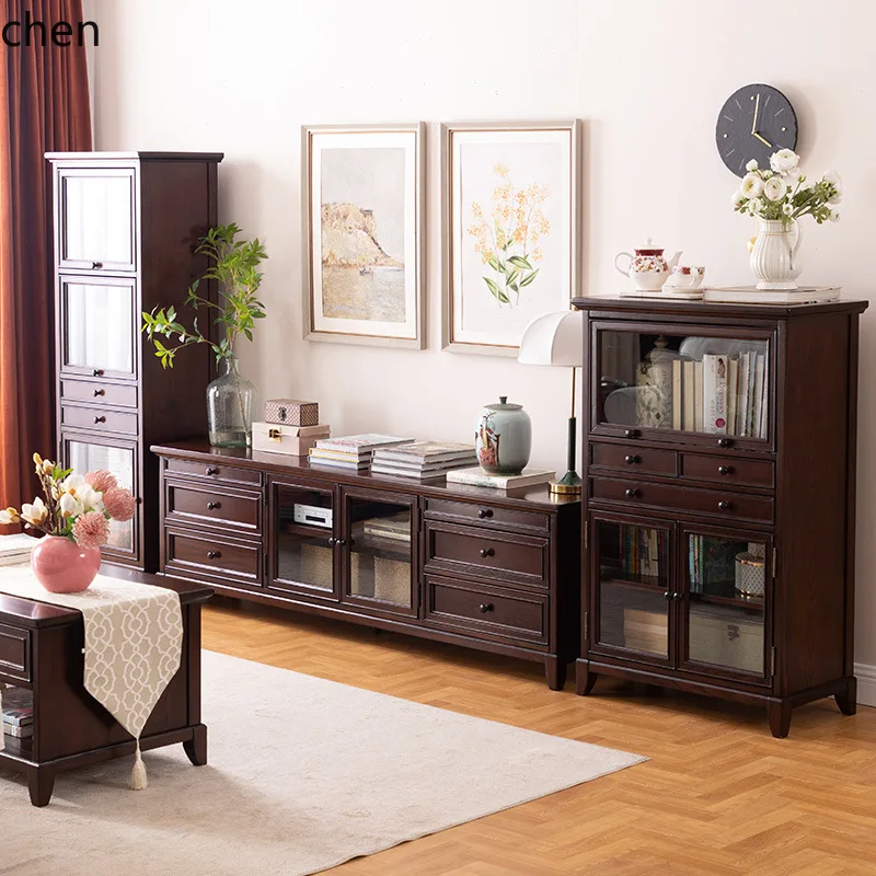 PYH Country Style Simple and Beautiful Retro TV Cabinet and Coffee Table Floor Cabinet All Solid Wood Cabinet
PYH Country Style Simple and Beautiful Retro TV Cabinet and Coffee Table Floor Cabinet All Solid Wood Cabinet