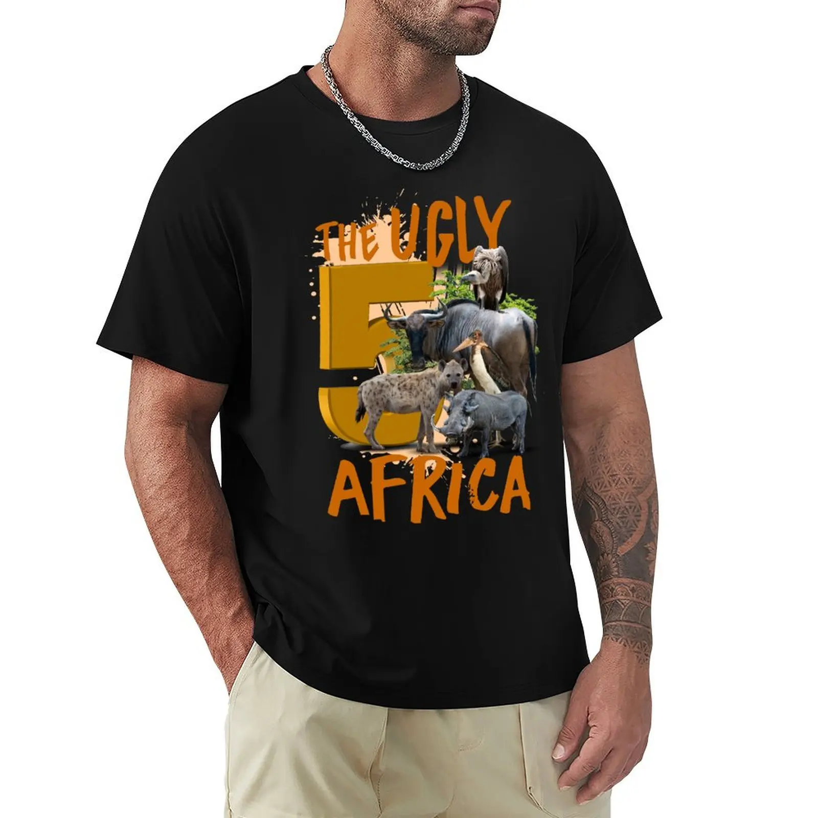 Africa's UGLY Five Animals T-Shirt Dry Fit Athletic Short Sleeve Shirt
Africa's UGLY Five Animals T-Shirt Dry Fit Athletic Short Sleeve Shirt