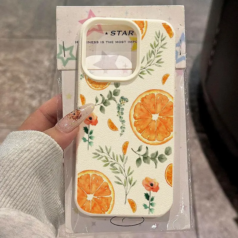 Orange flower branch and leaf pattern phone case suitable for iPhone 17 16 15 14 13 12 11 Pro/Max/Plus anti drop and shockproof
Orange flower branch and leaf pattern phone case suitable for iPhone 17 16 15 14 13 12 11 Pro/Max/Plus anti drop and shockproof