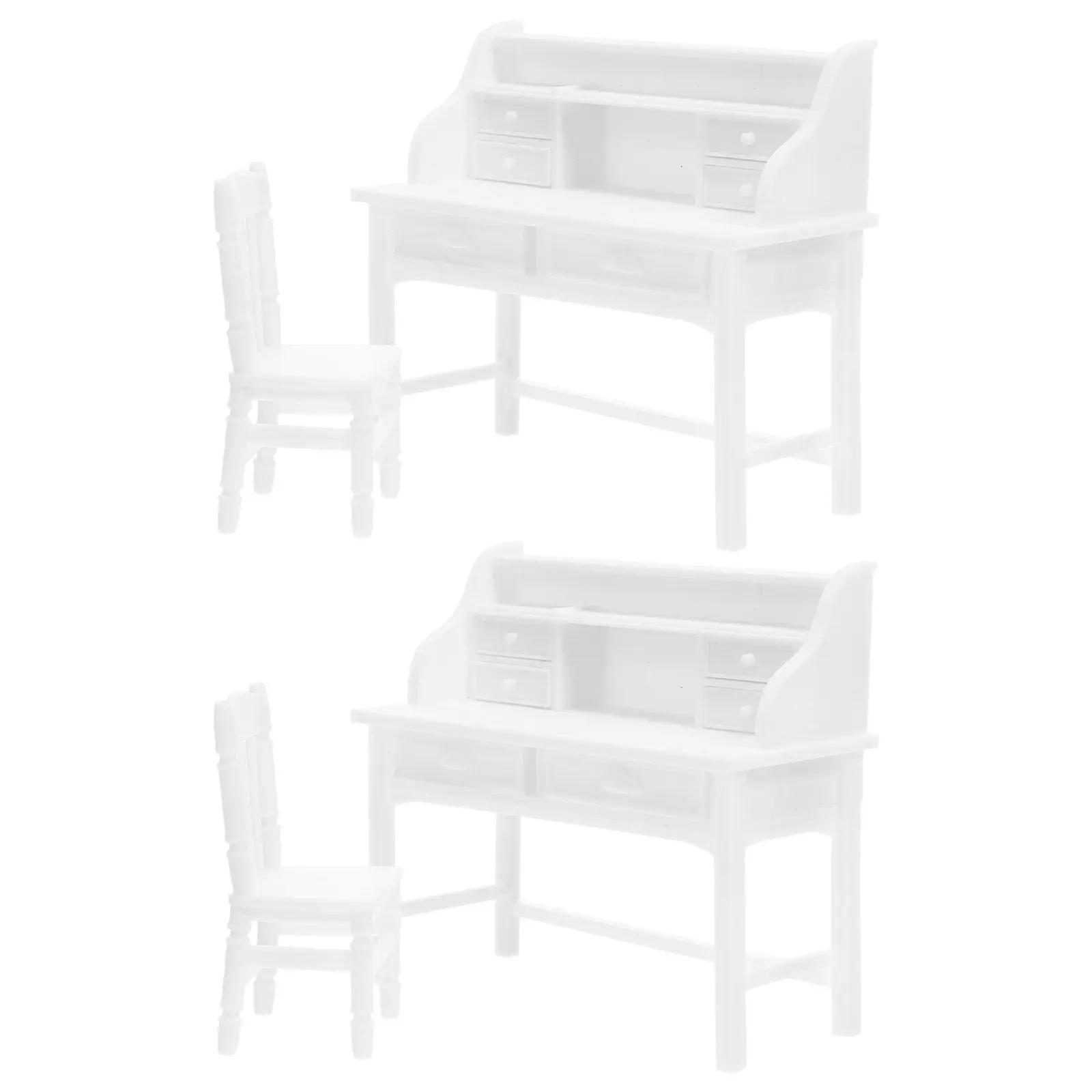 2Sets Children Playhouse Desk Miniature Furniture Writing Desk Openable Drawers Role-Playing Home School Travel Imagination
2Sets Children Playhouse Desk Miniature Furniture Writing Desk Openable Drawers Role-Playing Home School Travel Imagination