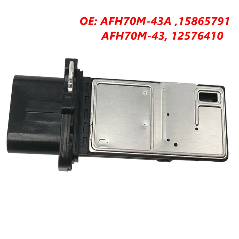 AFH70M-43A Датчик массового расхода воздуха MAF 15865791 для Buick Cadillac SRX Chevrolet GMC Hummer
AFH70M-43A Датчик массового расхода воздуха MAF 15865791 для Buick Cadillac SRX Chevrolet GMC Hummer