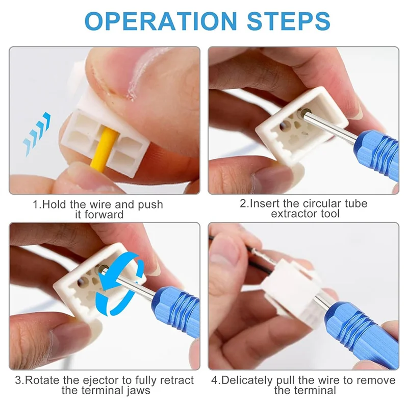 AEE4-5PCS Pin Removal Tools Kit Pin And Socket Contact Connectors, Male And Female Connector Tube Type Pin Extractor To
AEE4-5PCS Pin Removal Tools Kit Pin And Socket Contact Connectors, Male And Female Connector Tube Type Pin Extractor To