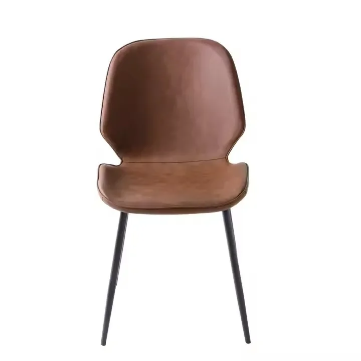 For New Style Cafe Restaurant Dinner Chair PU Leather Seat Dining Chairs with Metal Legs
For New Style Cafe Restaurant Dinner Chair PU Leather Seat Dining Chairs with Metal Legs