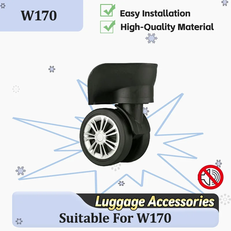 For W170 Luggage Wheel Castor Accessories Anti-slip, Shock-absorbing, Silent, Wear-resistant Essential For Maintenance 
For W170 Luggage Wheel Castor Accessories Anti-slip, Shock-absorbing, Silent, Wear-resistant Essential For Maintenance