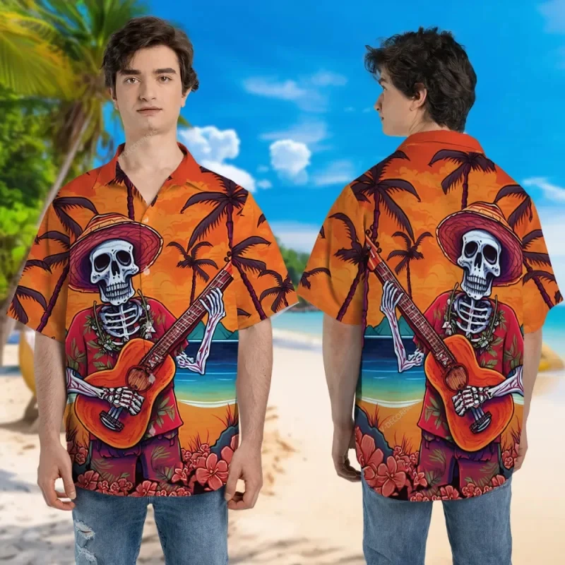 Harajuku Men's Shirt 3d Guitar Printed Street Hip Hop Male Clothing Loose Oversized Shirt Fashion Casual Short Sleeves Blouses
Harajuku Men's Shirt 3d Guitar Printed Street Hip Hop Male Clothing Loose Oversized Shirt Fashion Casual Short Sleeves Blouses