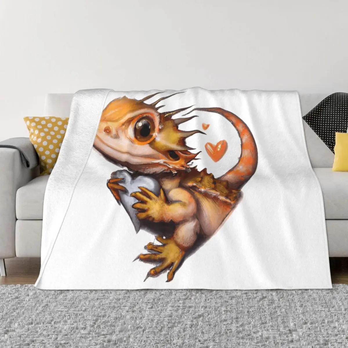 Baby Bearded Dragon Loves Me Blanket Soft Warm Flannel Throw Blanket Bedspread for Bed Living room Picnic Travel Home Couch
Baby Bearded Dragon Loves Me Blanket Soft Warm Flannel Throw Blanket Bedspread for Bed Living room Picnic Travel Home Couch