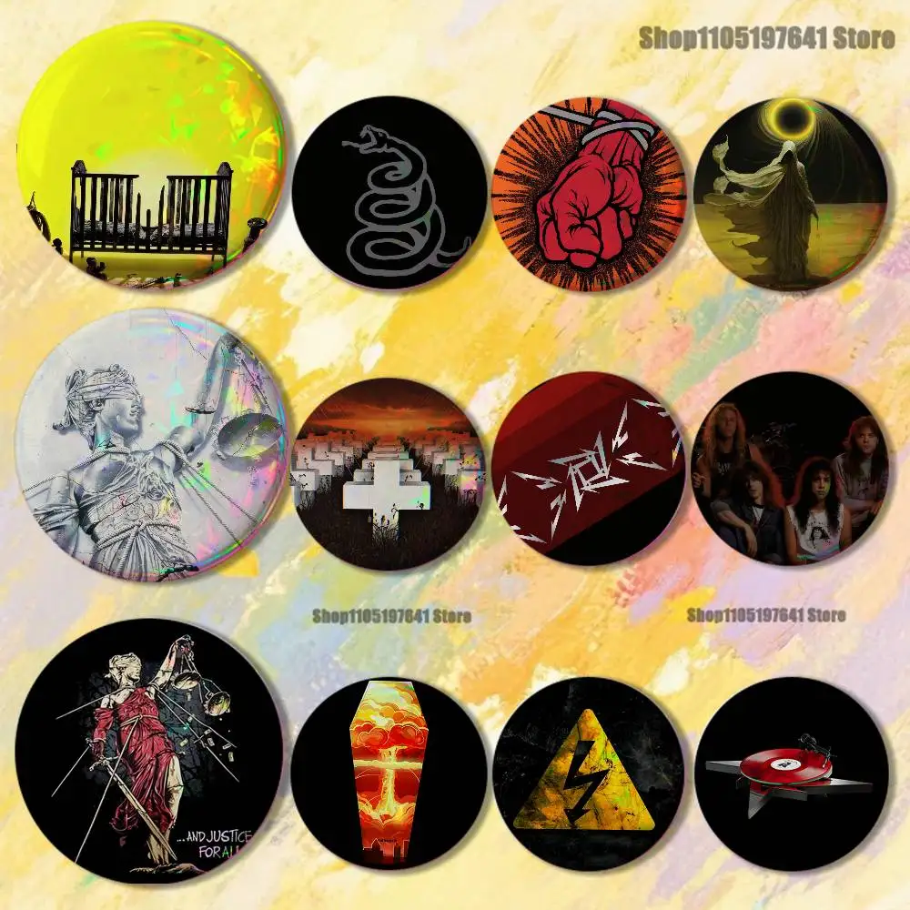 72 S-seasons M-metallica_S Badges Button Round Creative Pin Brooch Badge Bag Decor Accessories Fans Collect Friends Gifts
72 S-seasons M-metallica_S Badges Button Round Creative Pin Brooch Badge Bag Decor Accessories Fans Collect Friends Gifts