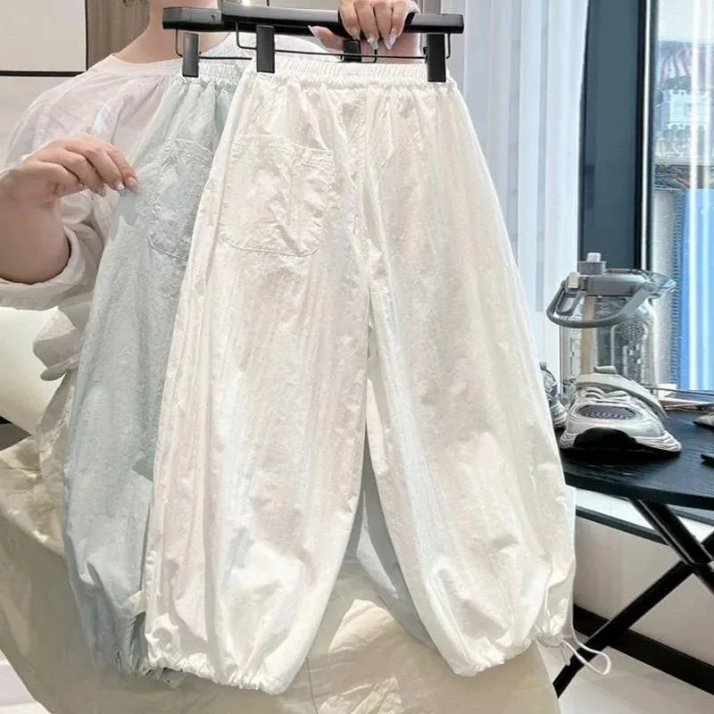Loose Summer Pants for Girls Thin Casual Trousers Children's Clothing Korean Style Versatile Summer Outfit by Yamamoto
Loose Summer Pants for Girls Thin Casual Trousers Children's Clothing Korean Style Versatile Summer Outfit by Yamamoto