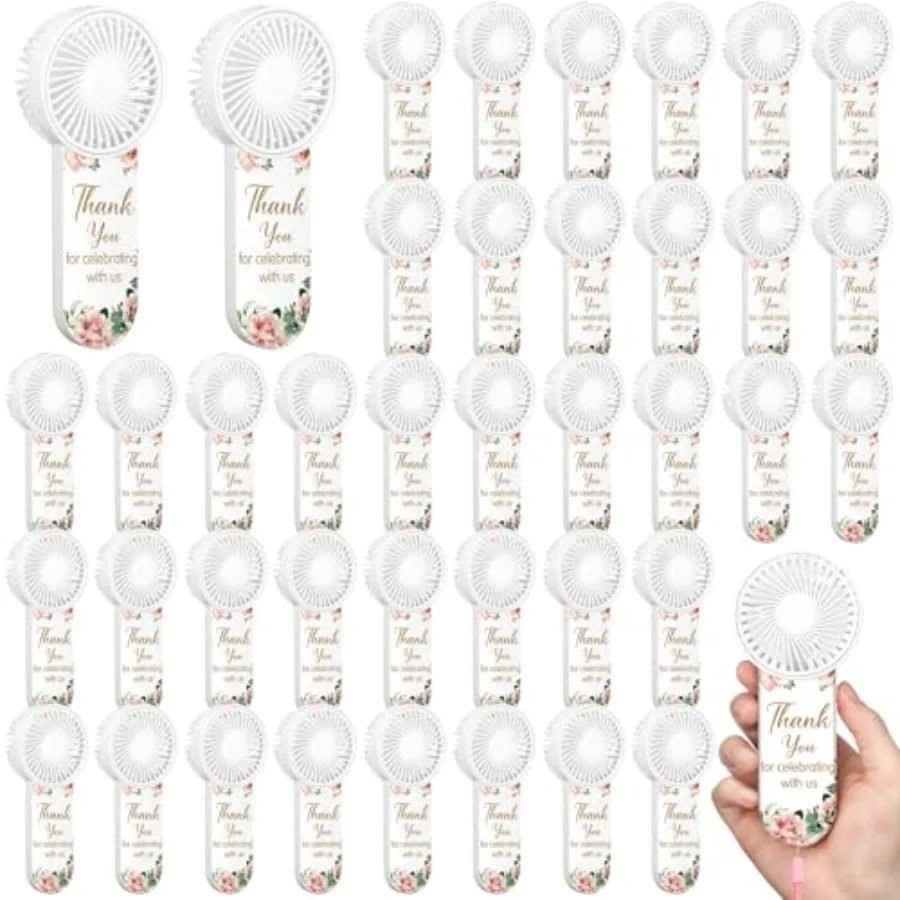 Wedding fan favors for outdoor ceremony, plastic fans in white, lightweight and portable with battery-operated function batteri
Wedding fan favors for outdoor ceremony, plastic fans in white, lightweight and portable with battery-operated function batteri