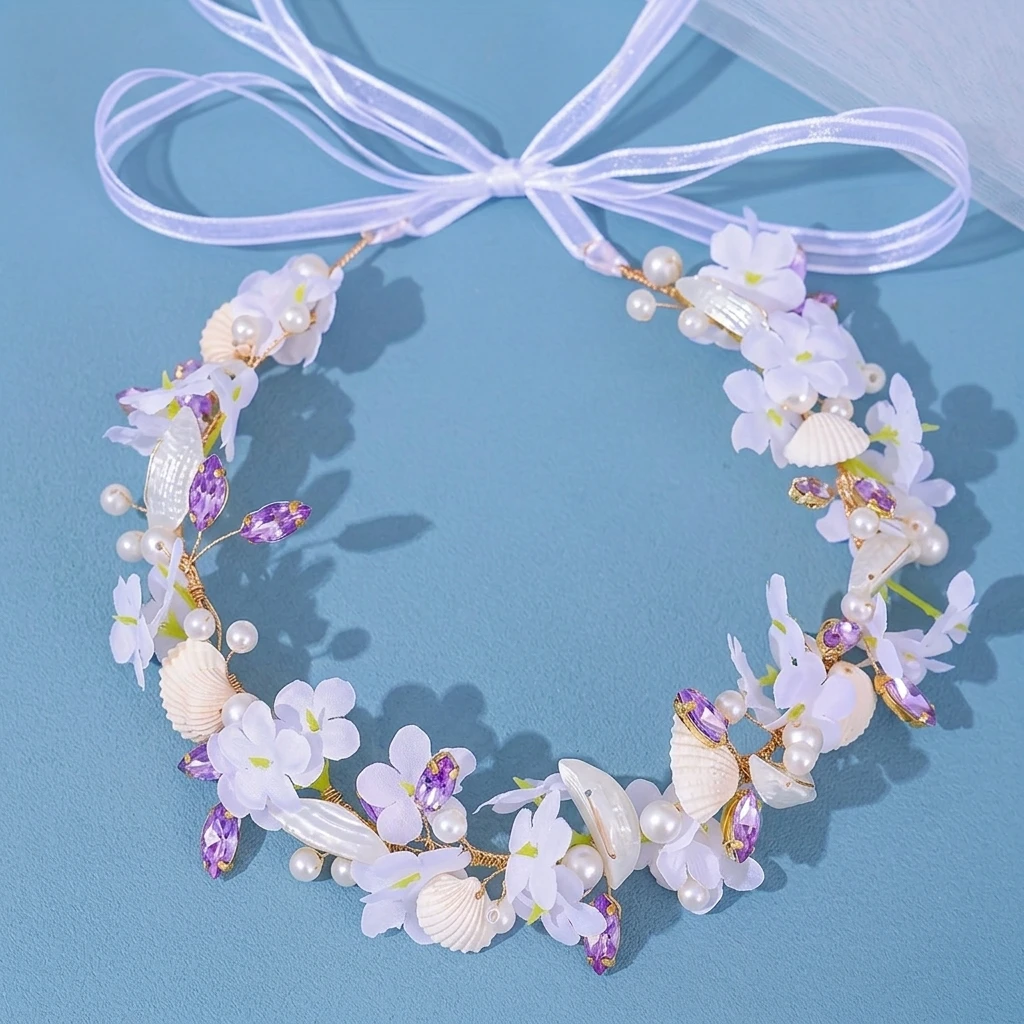 Korean Style Headband Bridal Flower Headpiece Headdress Flower Wreath Bride Garland Head Hoop Wedding Headbands Hair Jewelry
Korean Style Headband Bridal Flower Headpiece Headdress Flower Wreath Bride Garland Head Hoop Wedding Headbands Hair Jewelry
