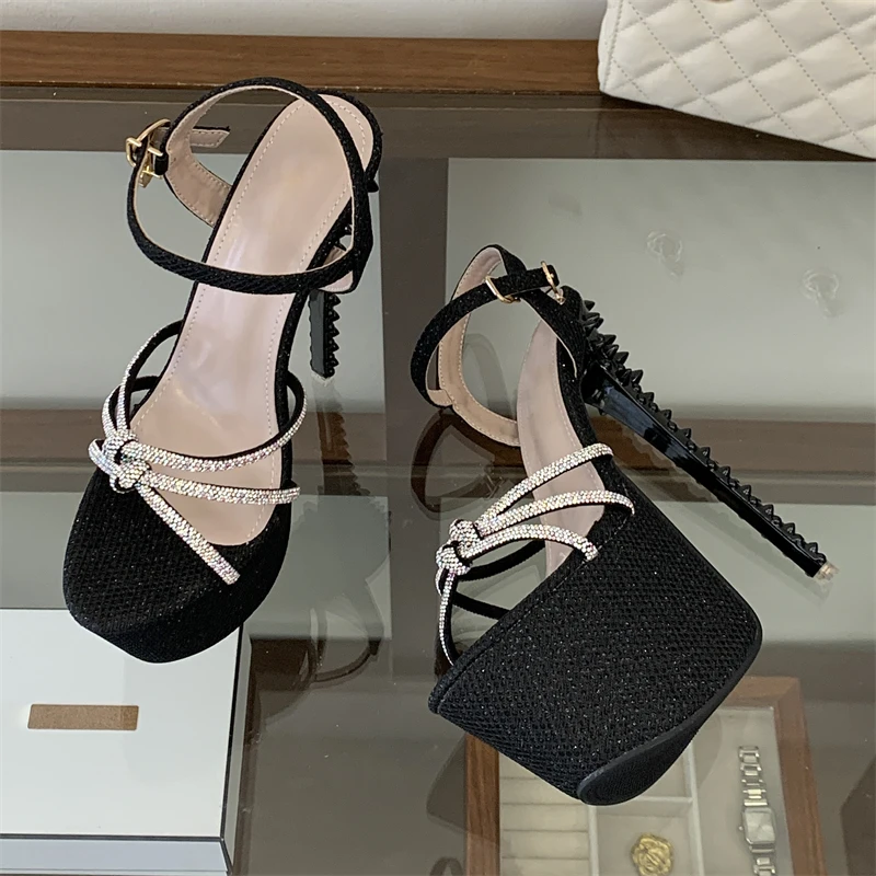 Eilyken Sexy Fetish Super Thin High Heels Buckle Strap Women Pumps Fashion Design Crystal Narrow Band Carnival Dance Shoes
Eilyken Sexy Fetish Super Thin High Heels Buckle Strap Women Pumps Fashion Design Crystal Narrow Band Carnival Dance Shoes