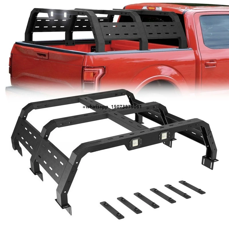 Universal Pickup Truck Bed Roll Bar Rack 4x4 Bed Ladder Rack Roof Rack Wholesale Fit Truck Bed Tacoma Wrangler Jt
Universal Pickup Truck Bed Roll Bar Rack 4x4 Bed Ladder Rack Roof Rack Wholesale Fit Truck Bed Tacoma Wrangler Jt