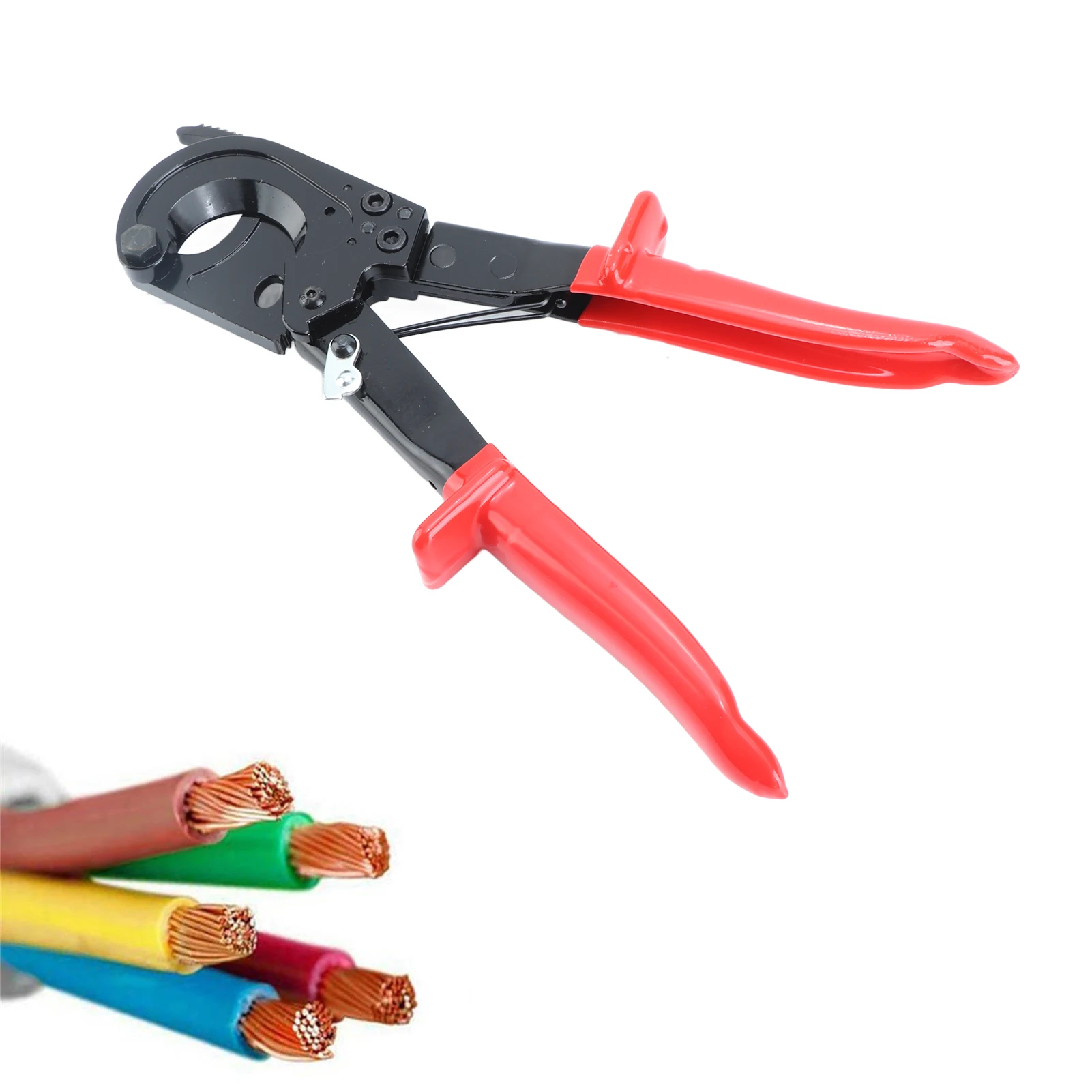 Ratchet Cable Cutter 240mm² Ratcheting Cutter Ratchet Cable Wire Cutter for Cutting Aluminum Copper Wire
Ratchet Cable Cutter 240mm² Ratcheting Cutter Ratchet Cable Wire Cutter for Cutting Aluminum Copper Wire