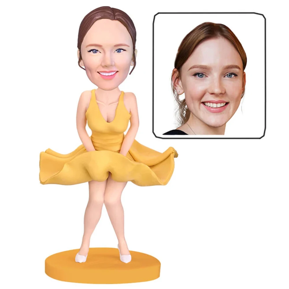 Sexy Girl Custom Bobblehead Figurine, Personalized Likeness Bobble Head for Woman Birthday Cake Topper Gift,Home Decoration
Sexy Girl Custom Bobblehead Figurine, Personalized Likeness Bobble Head for Woman Birthday Cake Topper Gift,Home Decoration