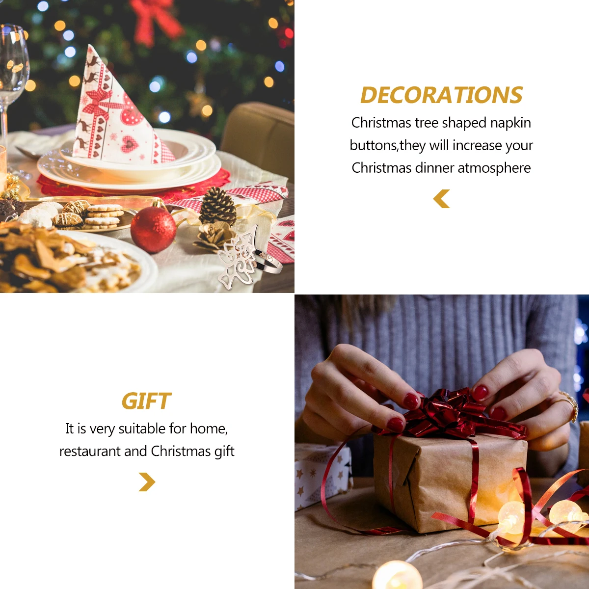 4pcs Tree Napkin Buckle Napkin Buckle Rings Alloy Dining Decorations Beautiful Tableware Centerpieces naments
4pcs Tree Napkin Buckle Napkin Buckle Rings Alloy Dining Decorations Beautiful Tableware Centerpieces naments
