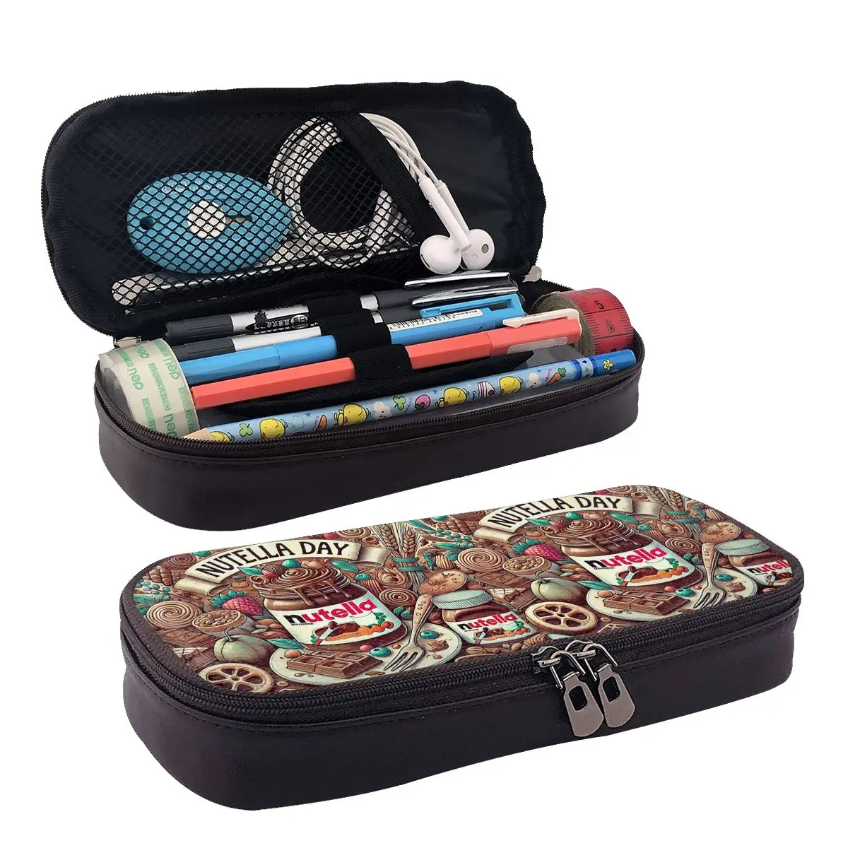 Italy Nutella Jar Leather Pencil Case for Boy Girl Gifts Pen Box Pencil Bag Stationery Supplies Pen Holder Bag
Italy Nutella Jar Leather Pencil Case for Boy Girl Gifts Pen Box Pencil Bag Stationery Supplies Pen Holder Bag