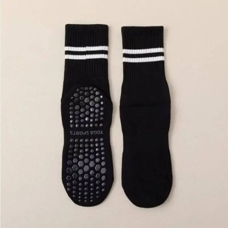 Yoga Socks Non-Slip Silicone Breathable Solid Color Women's Boat Socks Home Fitness Bandage Dance Ballet Pilates Sports Socks
Yoga Socks Non-Slip Silicone Breathable Solid Color Women's Boat Socks Home Fitness Bandage Dance Ballet Pilates Sports Socks