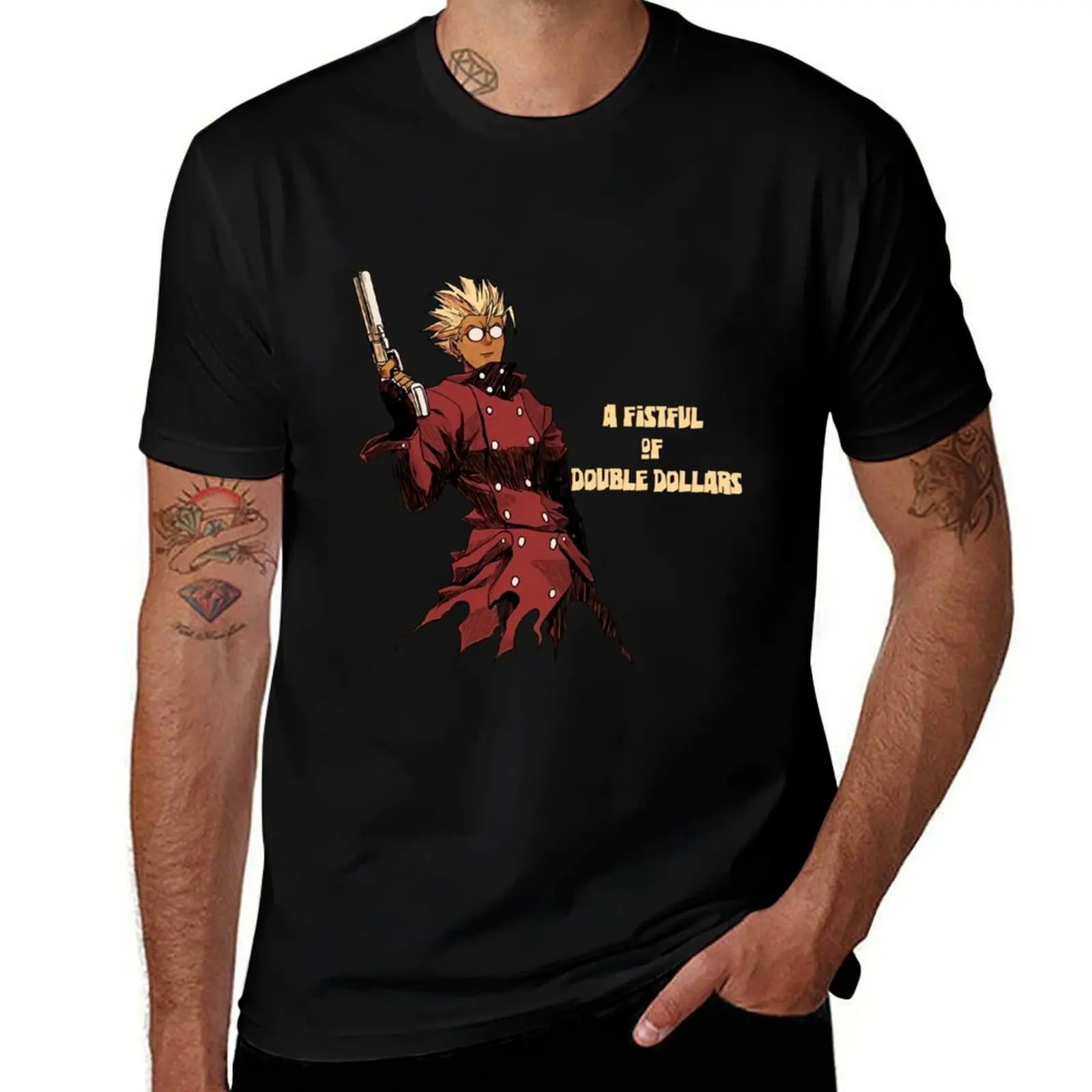 Vash humanoid typhoon T-Shirt Casual Everyday Short Sleeve T-Shirt
Vash humanoid typhoon T-Shirt Casual Everyday Short Sleeve T-Shirt