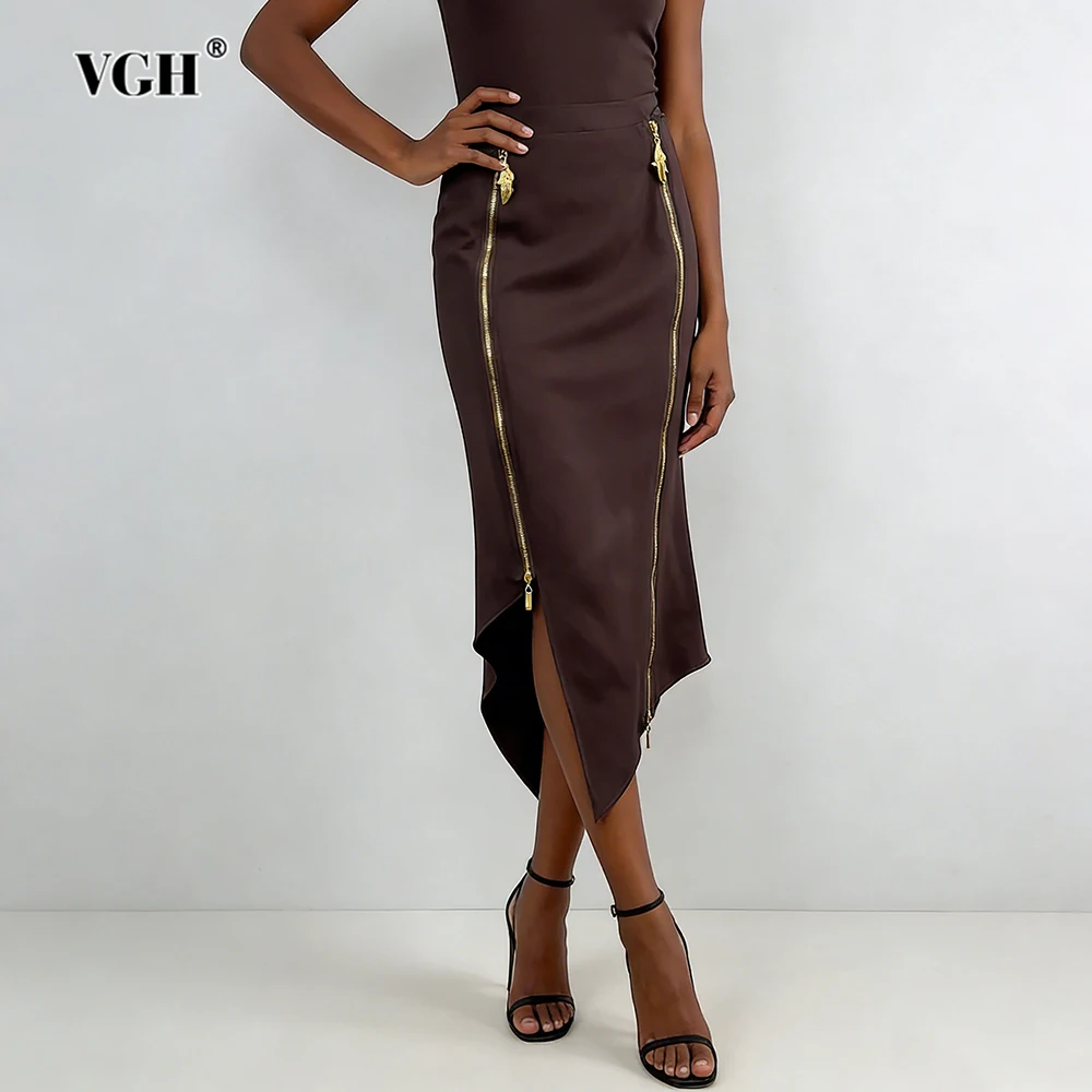 VGH Design Sense утягивающие нерегулярные юбки для женщин с высокой талией на молнии, летняя темпераментная вечерние длинная юбка, женская новинка
VGH Design Sense утягивающие нерегулярные юбки для женщин с высокой талией на молнии, летняя темпераментная вечерние длинная юбка, женская новинка