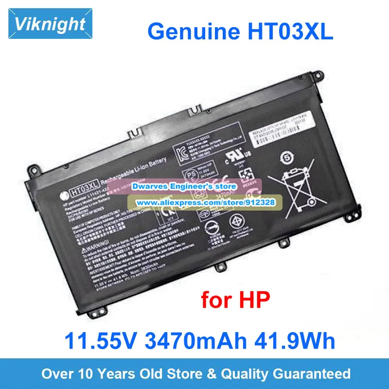 Оригинальный аккумулятор HT03XL 11,4 В 3600 мАч 4 1,04 Втч для HP Pavilion X360 14-DH1039TX 15-CS0079TX 17-CA0082NB 17-BY0010CA 14-DF0010NR
Оригинальный аккумулятор HT03XL 11,4 В 3600 мАч 4 1,04 Втч для HP Pavilion X360 14-DH1039TX 15-CS0079TX 17-CA0082NB 17-BY0010CA 14-DF0010NR