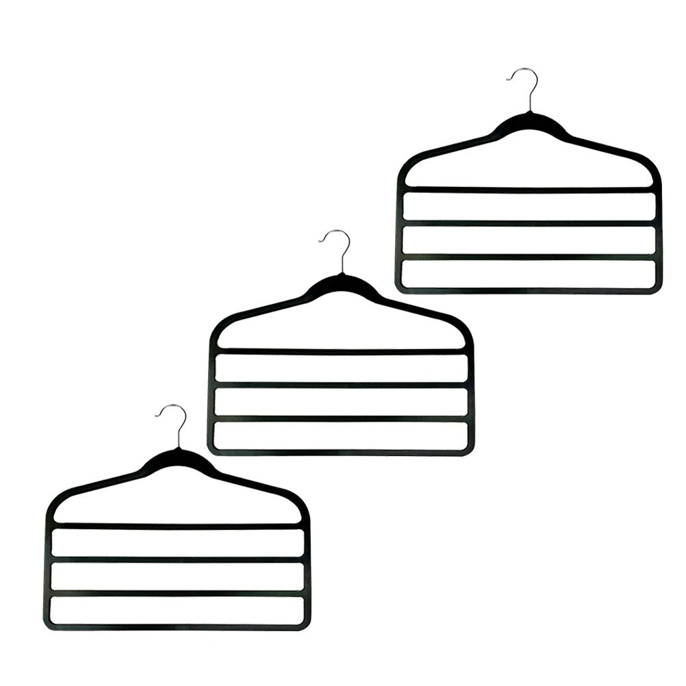 3pcs Non slip Multi Layer Pants Hangers Space Saving Wardrobe Trousers Jeans ganizer Premium Material Sturdy Closet Storage
3pcs Non slip Multi Layer Pants Hangers Space Saving Wardrobe Trousers Jeans ganizer Premium Material Sturdy Closet Storage