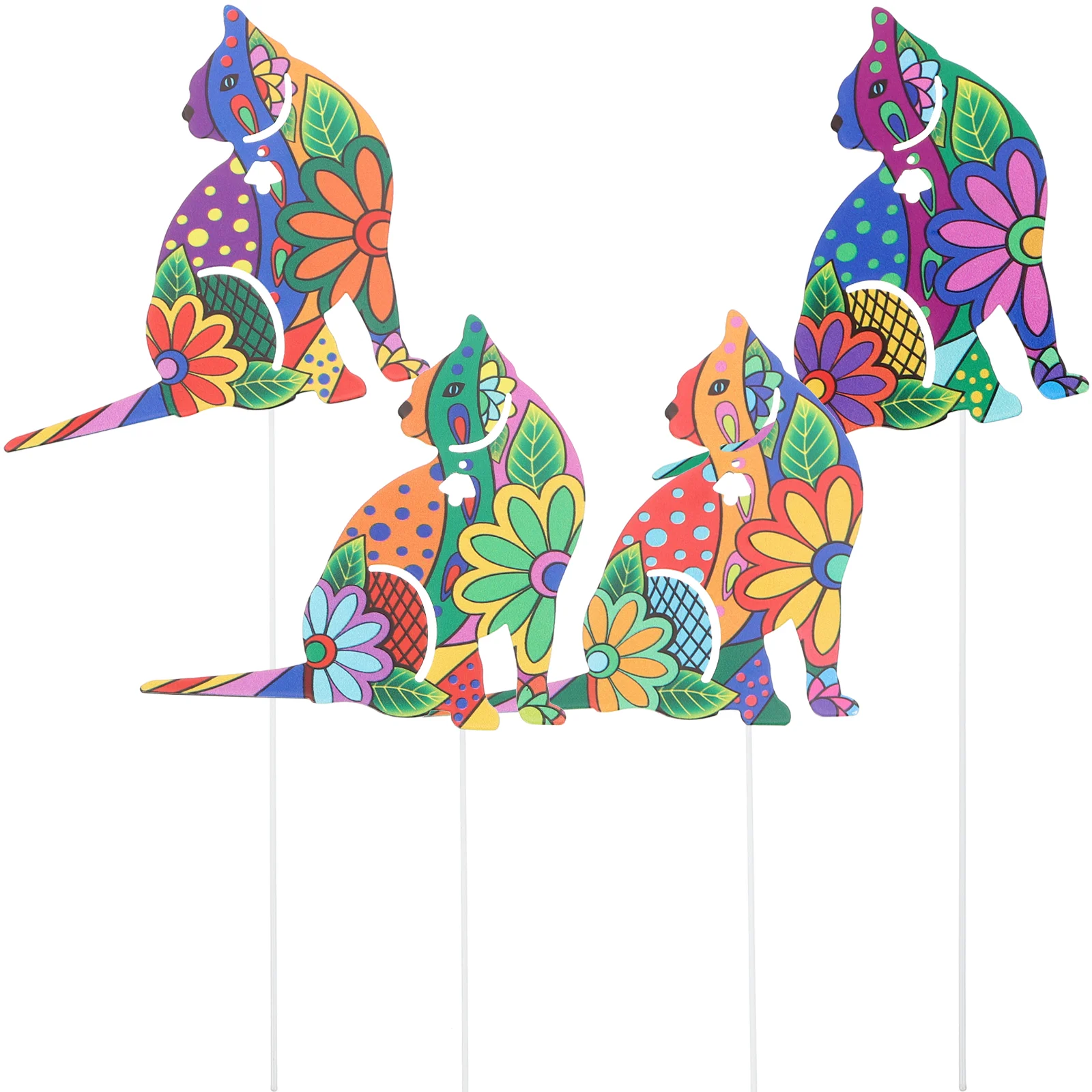 4 Pcs Tiny Cats Garden Plugin Lawn Decor Household Yard Ornament Ground Inserted 
4 Pcs Tiny Cats Garden Plugin Lawn Decor Household Yard Ornament Ground Inserted
