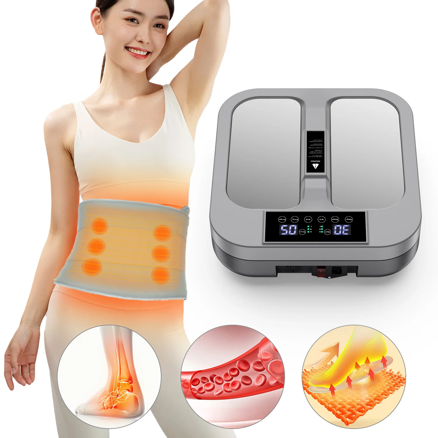 Physiotherapy Terahertz Heating Foot Massager Tera Hertz energy therapy Deep Foot Massage Pain Relief Relaxation for Home Use 
Physiotherapy Terahertz Heating Foot Massager Tera Hertz energy therapy Deep Foot Massage Pain Relief Relaxation for Home Use