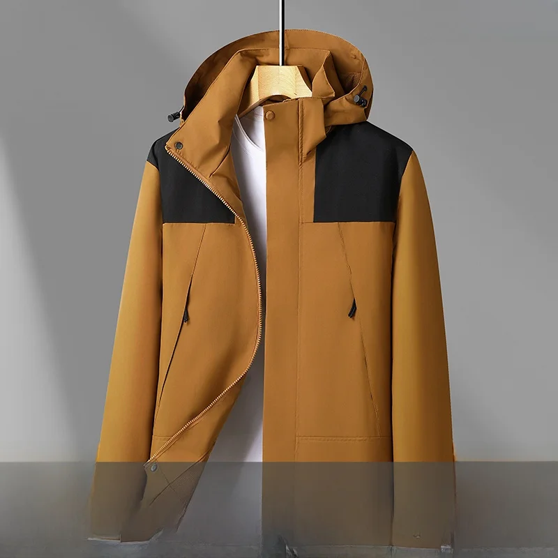Spring Autumn Thin Men's Jaet Korean Version Hooded Trendy Casual Outerwear Versatile Coat Polyester Fiber Stand Fit
Spring Autumn Thin Men's Jaet Korean Version Hooded Trendy Casual Outerwear Versatile Coat Polyester Fiber Stand Fit