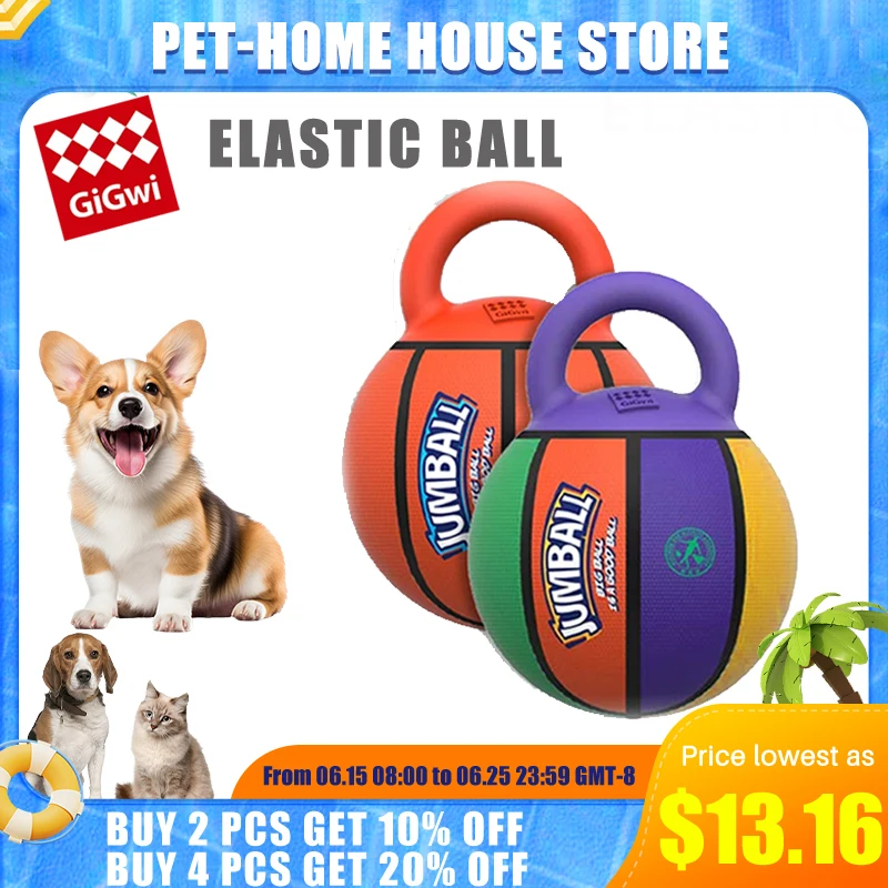 GiGwi Dog Toys JUMBALL Series Bite-Resistant Pet Toy Ball Rubber Handle Interactive Training Medium and Large Dog Pet Supplies
GiGwi Dog Toys JUMBALL Series Bite-Resistant Pet Toy Ball Rubber Handle Interactive Training Medium and Large Dog Pet Supplies