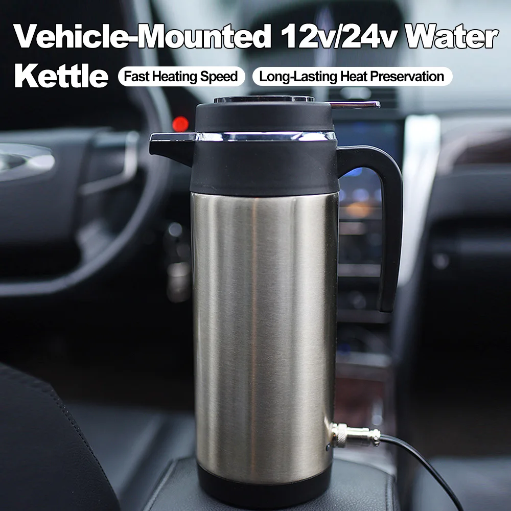 Stainless Steel Car Vehicle-Mounted Kettle 1200ML Water Heater Electric Heating Cup 12/24V for On-the-Go Hot Beverages
Stainless Steel Car Vehicle-Mounted Kettle 1200ML Water Heater Electric Heating Cup 12/24V for On-the-Go Hot Beverages
