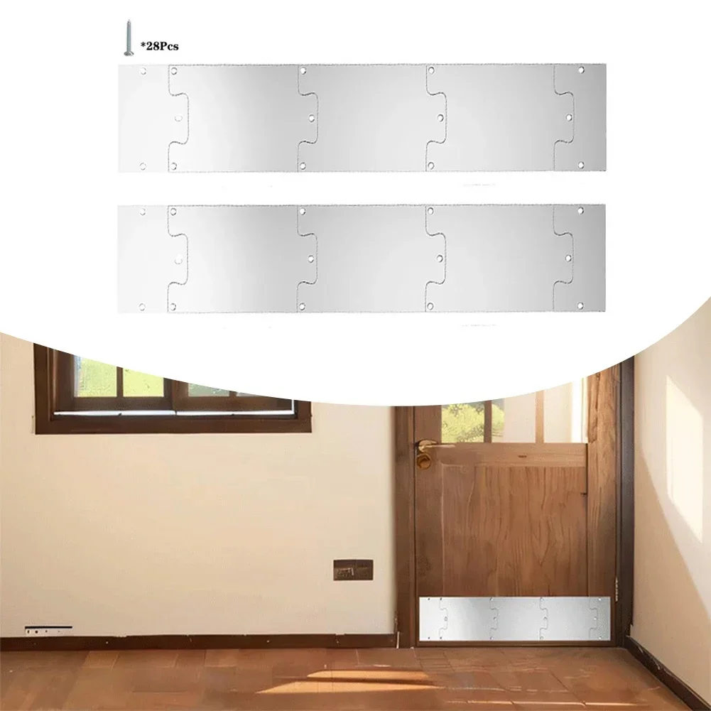Heavy-duty Stainless Steel Door Skirting Board Splicing Anti Scratch Protection Door Panel For Door Metal Protect 6*30IN 8*34IN
Heavy-duty Stainless Steel Door Skirting Board Splicing Anti Scratch Protection Door Panel For Door Metal Protect 6*30IN 8*34IN