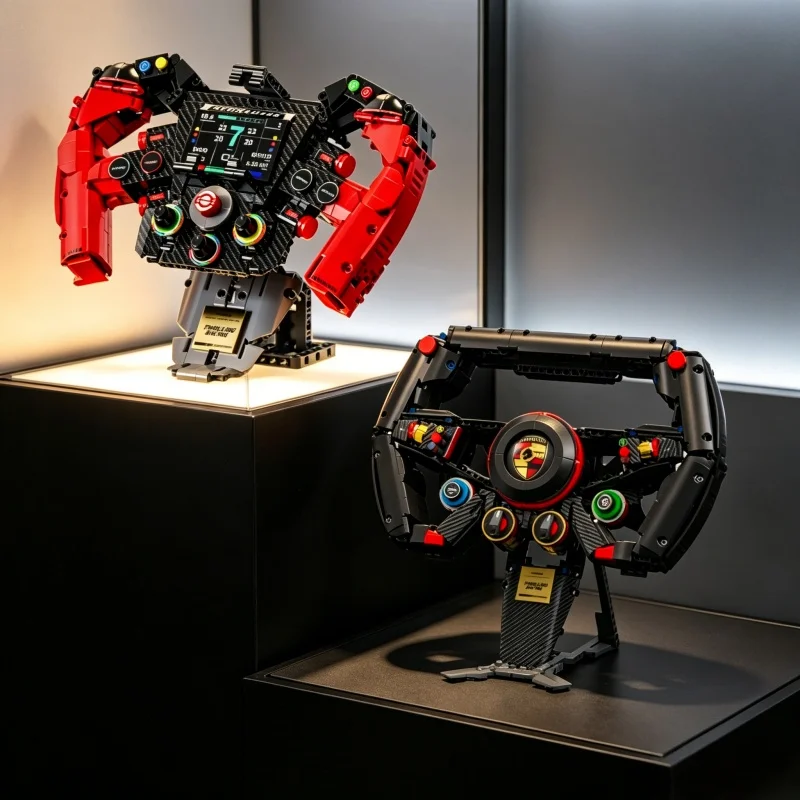 Creative Steering Wheel Formula Racing Car Moc Assembly Model Building Blocks Toy Gift for Adult Boys
Creative Steering Wheel Formula Racing Car Moc Assembly Model Building Blocks Toy Gift for Adult Boys