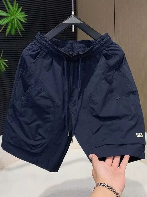 Summer Thin Quick Dry Loose Fit Ice Silk Beach Shorts Men's Casual Sport Five-Quarter Length Workwear Fashionable Cargo Pants
Summer Thin Quick Dry Loose Fit Ice Silk Beach Shorts Men's Casual Sport Five-Quarter Length Workwear Fashionable Cargo Pants