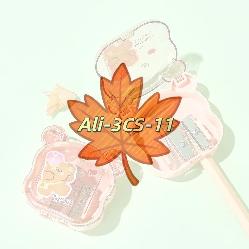 4Pcs Cute Bear Pencil Sharpener Set - Double Hole Manual Sharpener for Kids, Adorable Student Stationery Gift with Random Styles
4Pcs Cute Bear Pencil Sharpener Set - Double Hole Manual Sharpener for Kids, Adorable Student Stationery Gift with Random Styles