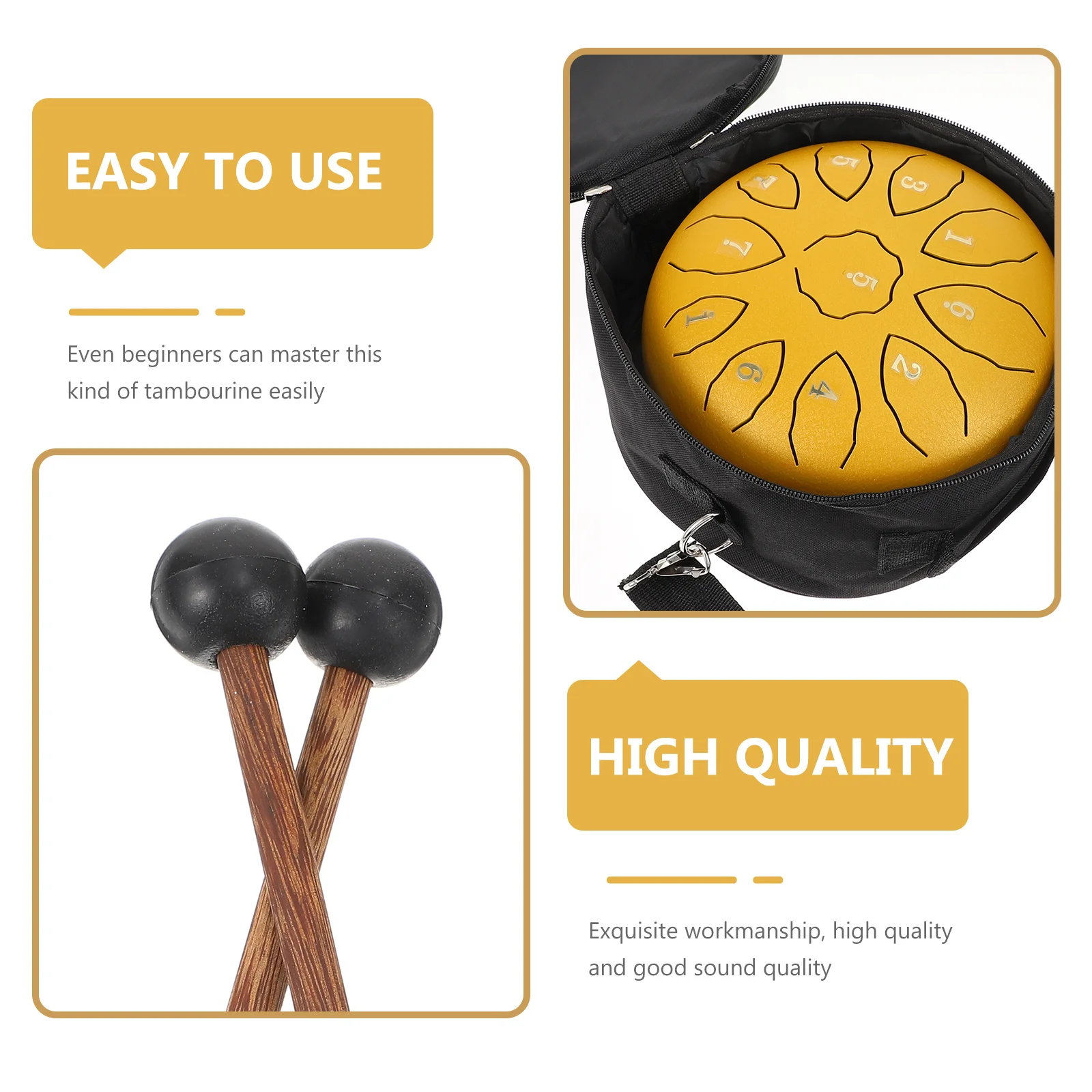 1Set Tongue Drum Carbon Steel Percussion Hand Instrument Ethereal Drum Set for Yoga Meditation Education Convenient Finger Cots
1Set Tongue Drum Carbon Steel Percussion Hand Instrument Ethereal Drum Set for Yoga Meditation Education Convenient Finger Cots