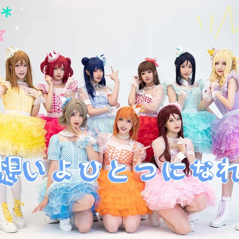 Lovelive Sunshine Косплей Aqours Hop Stop Nonstop 5th Anniversary All Members Косплей Костюм Женское Милое Платье Костюм На Заказ
Lovelive Sunshine Косплей Aqours Hop Stop Nonstop 5th Anniversary All Members Косплей Костюм Женское Милое Платье Костюм На Заказ