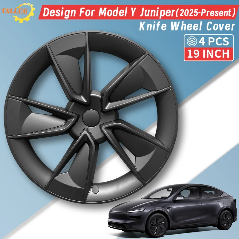 Комплект из 4 колпаков-накладок Juniper 19 дюймов для Tesla Model Y 2025-2026, полная замена колпаков на колеса
Комплект из 4 колпаков-накладок Juniper 19 дюймов для Tesla Model Y 2025-2026, полная замена колпаков на колеса