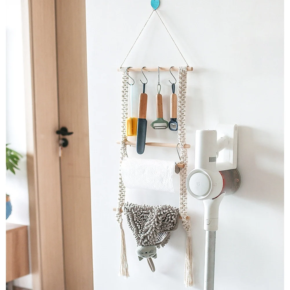 【Favorite!】Wall Hanging Shelf, Handmade Cotton Woven Rope Bohemian Shelves, Boho Decor Hanging Shelf Indoor Wall Decor For Bedro
【Favorite!】Wall Hanging Shelf, Handmade Cotton Woven Rope Bohemian Shelves, Boho Decor Hanging Shelf Indoor Wall Decor For Bedro