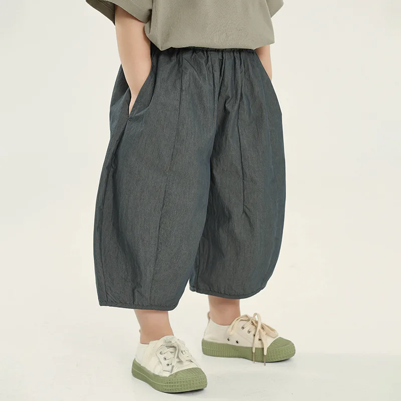 2025 Summer Baby Boys Calf-length Pants New Thin Splicing Kids Baby Boys Solid Simple Elastic Waist Toddler Boys Wide Leg Pants
2025 Summer Baby Boys Calf-length Pants New Thin Splicing Kids Baby Boys Solid Simple Elastic Waist Toddler Boys Wide Leg Pants