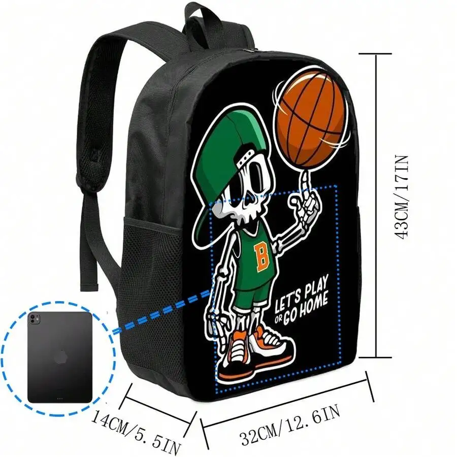 Unisex Spacious Travel Backpack With Cartoon Print, Adjustable Straps, For Camping Fitness Leisure
Unisex Spacious Travel Backpack With Cartoon Print, Adjustable Straps, For Camping Fitness Leisure