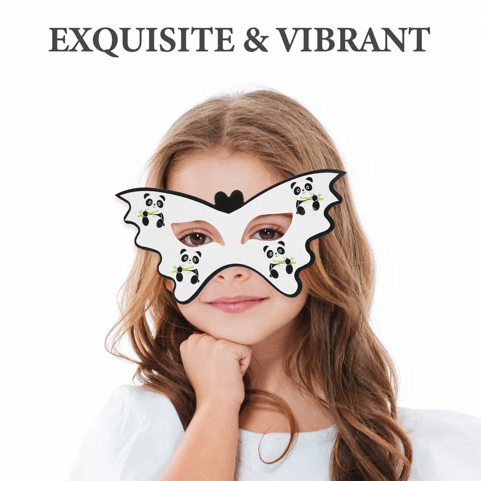 20Pcs Kids Panda Masks Party Cosplay Accessory Adjustable Elastic Band Durable Reusable Eye-Catching Cartoon Masquerade Mask
20Pcs Kids Panda Masks Party Cosplay Accessory Adjustable Elastic Band Durable Reusable Eye-Catching Cartoon Masquerade Mask