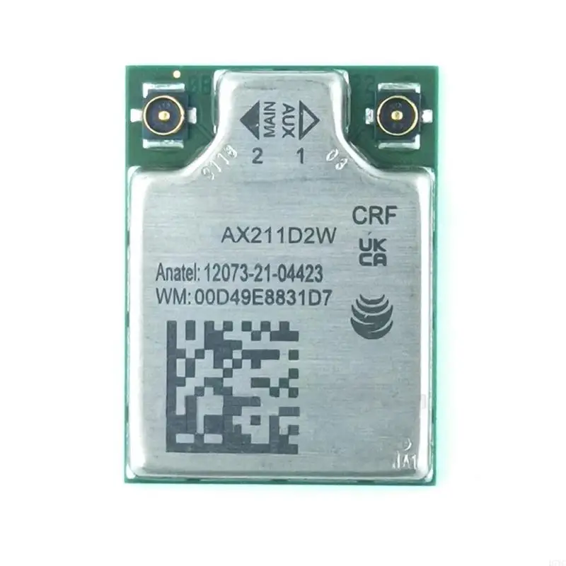 D7YC 5374Mbps AX211D2W Wireless Module With 2x2 802.11ax WiFi Card 2.4/5/6Ghz 5374Mb
D7YC 5374Mbps AX211D2W Wireless Module With 2x2 802.11ax WiFi Card 2.4/5/6Ghz 5374Mb