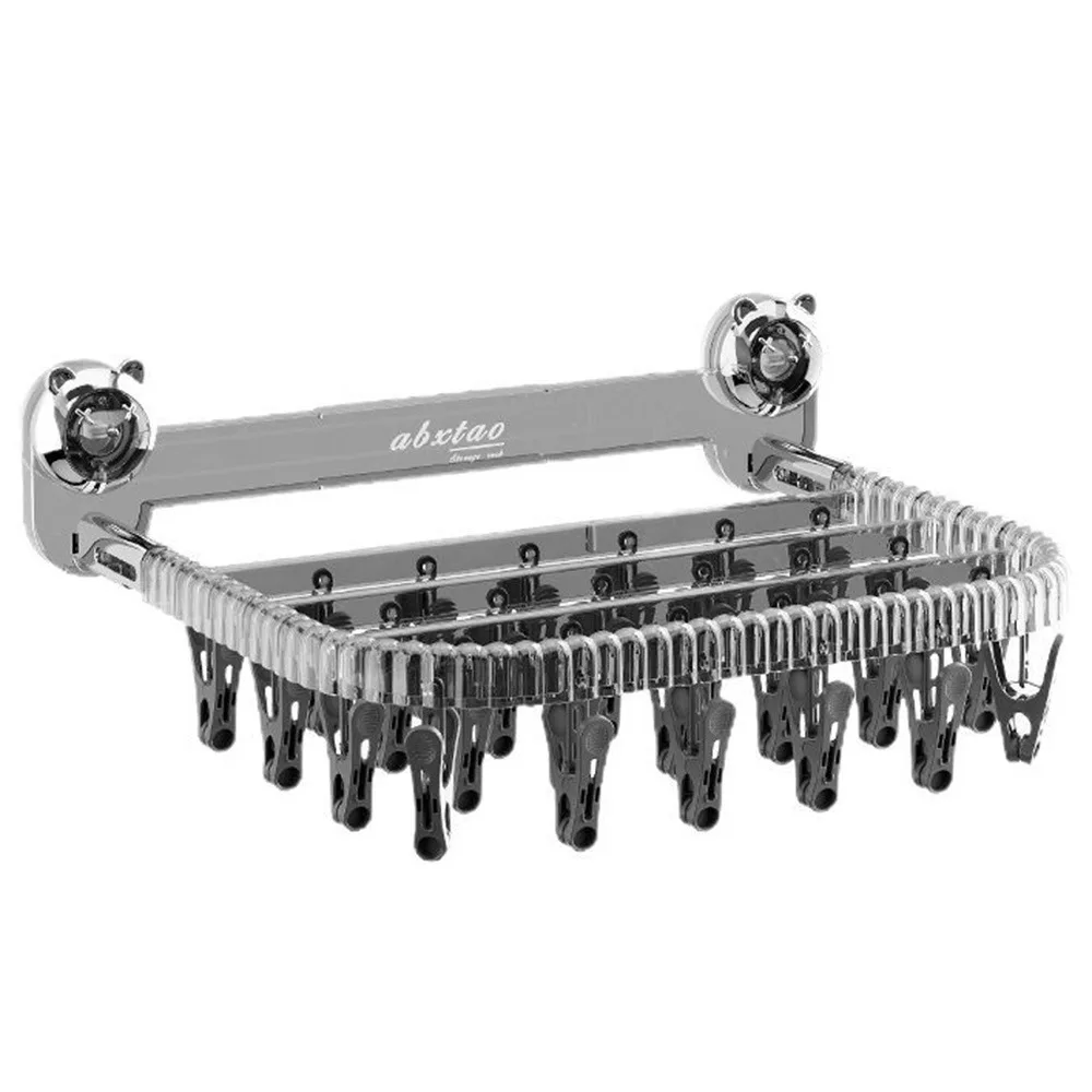 Rotating Suction Cup Drying Rack Wall-mounted Folding Socks Drying Clips Space Saving No Punching Hanging Clothes Rack Towels
Rotating Suction Cup Drying Rack Wall-mounted Folding Socks Drying Clips Space Saving No Punching Hanging Clothes Rack Towels