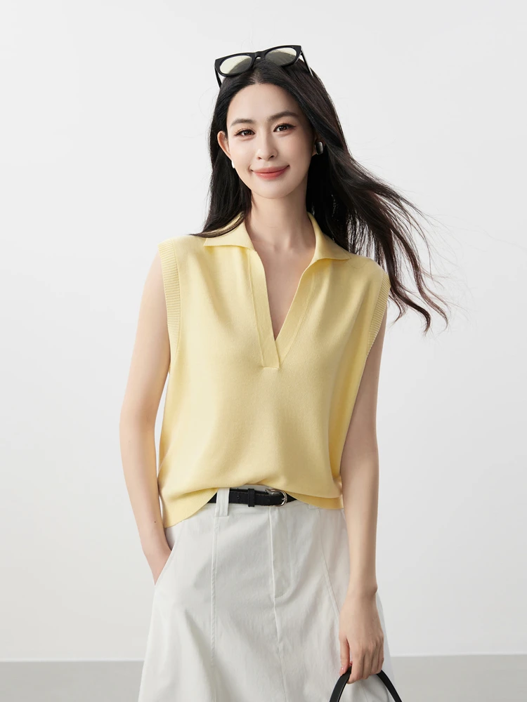 Elegant Style Women's Sleeveless Neck Loose Knitted Sweater Rylee Cotton Soft Casual Fit Spring New Arrival
Elegant Style Women's Sleeveless Neck Loose Knitted Sweater Rylee Cotton Soft Casual Fit Spring New Arrival