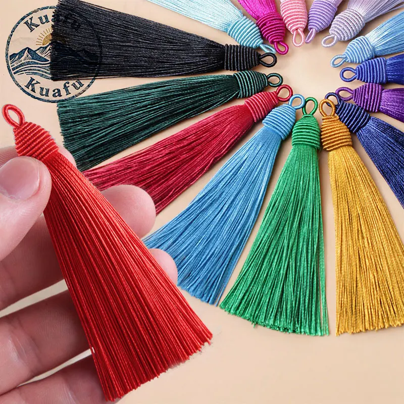 2-10PCS 8cm Polyester Silk Tassel Hanging Rope Tassels Fringe Pendant For DIY Jewelry Home Decoration Sewing Curtain Accessories
2-10PCS 8cm Polyester Silk Tassel Hanging Rope Tassels Fringe Pendant For DIY Jewelry Home Decoration Sewing Curtain Accessories