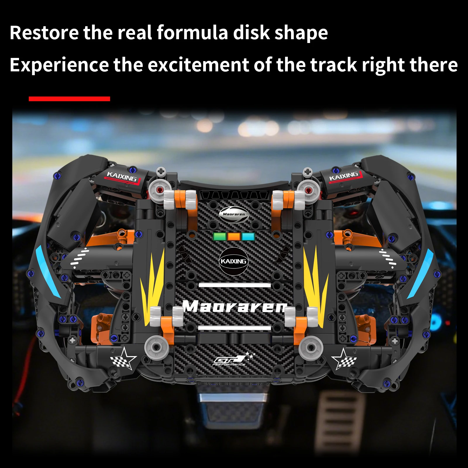 935 Pieces Racing Steering Wheel Building Blocks Set K96218 Creative Construction Toy
935 Pieces Racing Steering Wheel Building Blocks Set K96218 Creative Construction Toy