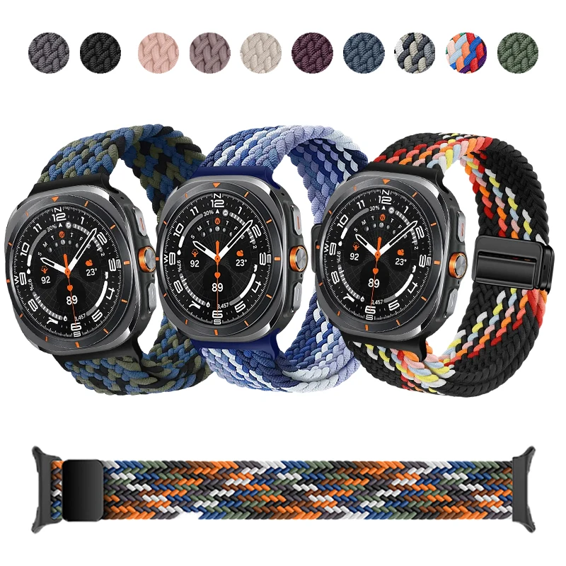 Watch Band Compatible with Samsung Galaxy Watch Ultra 47mm for Upgrade Braid Band for Samsung Galaxy Watch Ultra Band
Watch Band Compatible with Samsung Galaxy Watch Ultra 47mm for Upgrade Braid Band for Samsung Galaxy Watch Ultra Band