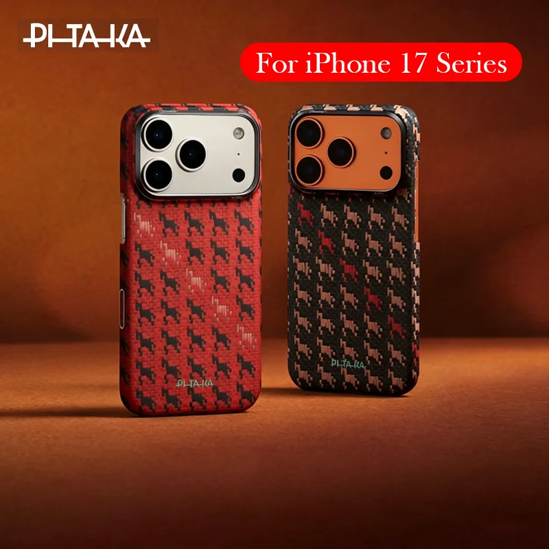 Чехол PITAKA для iPhone 17 Pro Max с поддержкой беспроводной зарядки, задняя крышка-чехол для iPhone 17 Pro
Чехол PITAKA для iPhone 17 Pro Max с поддержкой беспроводной зарядки, задняя крышка-чехол для iPhone 17 Pro