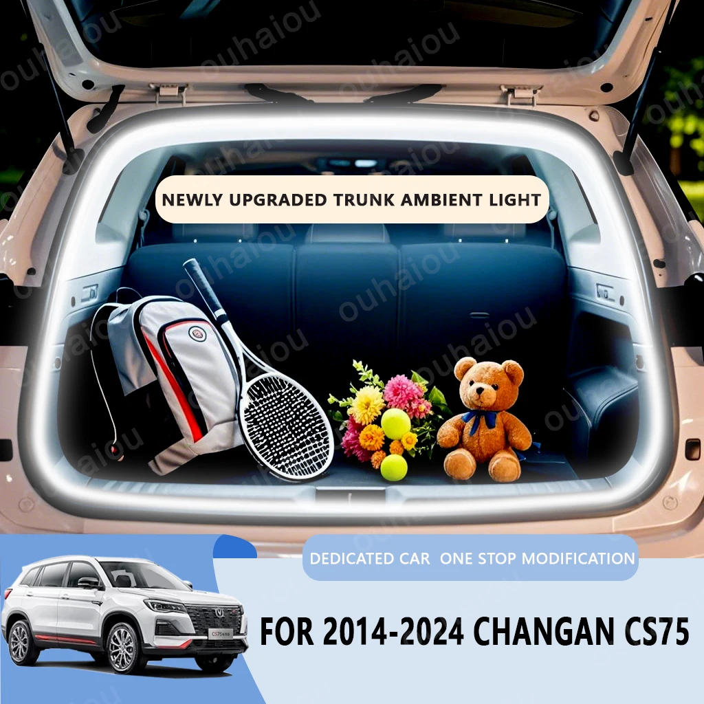 FOR 2014-2024 Changan CS75 trunk light modification light Atmosphere lights White warm white Rear Trunk LED Light Bar
FOR 2014-2024 Changan CS75 trunk light modification light Atmosphere lights White warm white Rear Trunk LED Light Bar